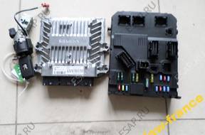 PEUGEOT 407 БЛОК УПРАВЛЕНИЯ BSI КОМПЛЕКТ 2.0 HDI 9656171280