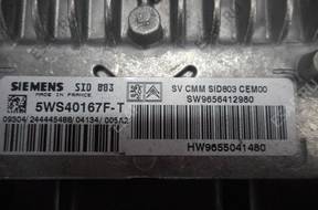 PEUGEOT 407 БЛОК УПРАВЛЕНИЯ ДВИГАТЕЛЕМ 2.0 HDI 5WS40167 F-T