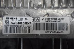PEUGEOT 407 БЛОК УПРАВЛЕНИЯ ДВИГАТЕЛЕМ 2.0 HDI 5WS40205 E-T