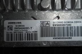 PEUGEOT 407 БЛОК УПРАВЛЕНИЯ ДВИГАТЕЛЕМ 2.0 HDI 5WS40423 C-T