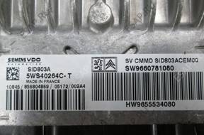 PEUGEOT 407 БЛОК УПРАВЛЕНИЯ ДВИГАТЕЛЕМ 2.0HDI 5WS40264C-T