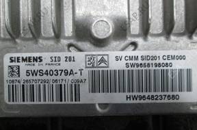 PEUGEOT 407 БЛОК УПРАВЛЕНИЯ ДВИГАТЕЛЕМ 2.7 HDI 5WS40379A-T