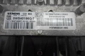 PEUGEOT 407 БЛОК УПРАВЛЕНИЯ ДВИГАТЕЛЕМ 5WS40196G-T