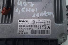 PEUGEOT 407 БЛОКИ УПРАВЛЕНИЯ КОМПЛЕКТ 1,6 HDI 110 KM ключ