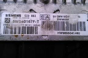 PEUGEOT 407 HDI БЛОК УПРАВЛЕНИЯ ДВИГАТЕЛЕМ 5WS40167F-T