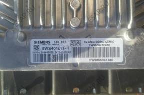 PEUGEOT 407 КОМПЛЕКТ БЛОК УПРАВЛЕНИЯW 2,0 HDI 136  SID 803