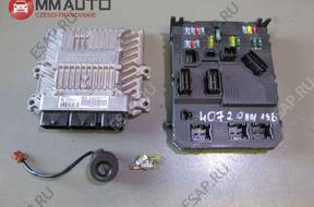 PEUGEOT 407 КОМПЛЕКТ DO ODPALANIA БЛОК УПРАВЛЕНИЯ 5WS40264G