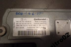 PEUGEOT 508 E-HDI БЛОК УПРАВЛЕНИЯ 967501580 9676308180