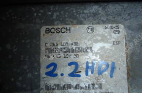 PEUGEOT 607 2.2 БЛОК УПРАВЛЕНИЯ 0265109432 9641315480