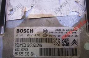 PEUGEOT 607 2.2HDI КОМПЛЕКТ DO ODPALANIA 0281012478