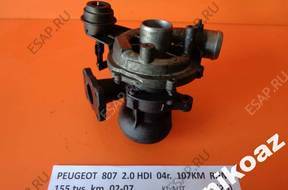 PEUGEOT 807 2.0 HDI 16V 04  ТУРБОКОМПРЕССОР