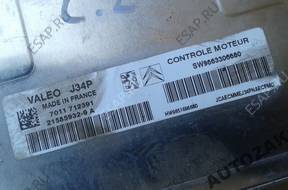 PEUGEOT CITROEN БЛОК УПРАВЛЕНИЯ J34P SW9663306680