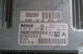 PEUGEOT CITROEN БЛОК УПРАВЛЕНИЯ SILNIKOWY 0281011863