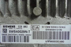 PEUGOT 307 БЛОК УПРАВЛЕНИЯ 9656413180 5WS40029NT SID803