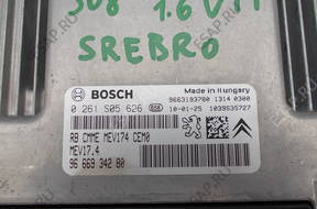 PEUGOT БЛОК УПРАВЛЕНИЯ ДВИГАТЕЛЕМ 9663193780