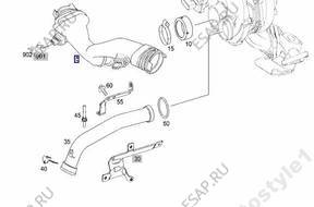 PRZEPYWOMIERZ OM642 3,0 CDI MERCEDES BENZ
