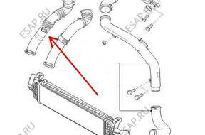 PRZEWD ИНТЕРКУЛЕРА FORD FOCUS II 1.6 TDCI + DPF