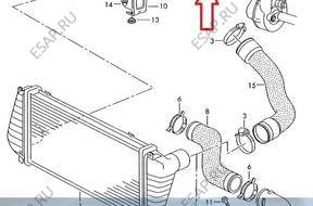 PRZEWD ТУРБО ИНТЕРКУЛЕР VW LT 2.5 2.8 2D0145828H