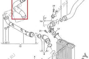 PRZEWD ТУРБО ИНТЕРКУЛЕР VW TOUAREG 7L6145822B