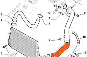 PRZEWÓD ТУРБО ИНТЕРКУЛЕРА ALFA 159 JTD 50501562