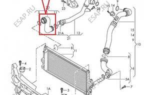 PRZEWD ТУРБО ИНТЕРКУЛЕРА FORD GALAXY 3M219C606BA