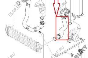 PRZEWD ТУРБО ИНТЕРКУЛЕРА OPEL RENAULT 8200646967