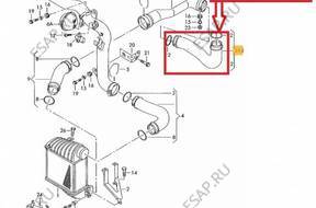 PRZEWD ТУРБО ИНТЕРКУЛЕРА SEAT SKODA 1J0145828AD