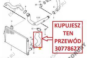 PRZEWD ТУРБО ИНТЕРКУЛЕРА VOLVO S60 30778626