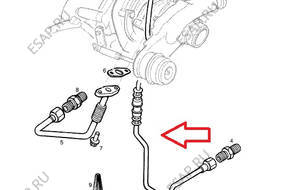 Przewd zasilania olejowe Opel 2,2 ДИЗЕЛЬ