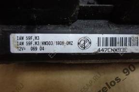 PUNTO II 1.2 8V БЛОК УПРАВЛЕНИЯ ДВИГАТЕЛЕМ КОМПЛЕКТ IAW59F.M3
