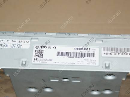 Радио модуль AUDI 4H0035061E RADIO UNIT