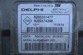RENAULT 1.5 DCI БЛОК УПРАВЛЕНИЯ 8200331477