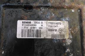 RENAULT 1.6 БЛОК УПРАВЛЕНИЯ *7700114970* *S110030030 A