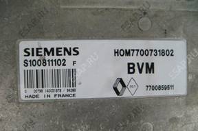 RENAULT 19 92-97 БЛОК УПРАВЛЕНИЯ ДВИГАТЕЛЕМ S100811102 F
