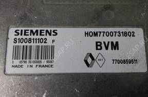 RENAULT 19 БЛОК УПРАВЛЕНИЯ ДВИГАТЕЛЕМ HOM7700731802