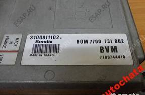 RENAULT 19 БЛОК УПРАВЛЕНИЯ HOM7700731802 S100811102B