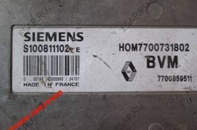 RENAULT 19 БЛОК УПРАВЛЕНИЯ S100811102E HOM7700731802