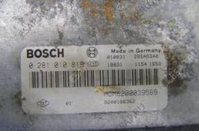RENAULT 1.9 DCI БЛОК УПРАВЛЕНИЯ ДВИГАТЕЛЕМ HOM8200039569
