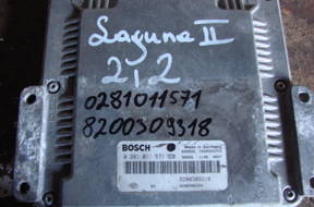 RENAULT 2.2 DCI БЛОК УПРАВЛЕНИЯ 0281011571 8200309318