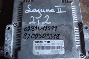 RENAULT 2.2 DCI БЛОК УПРАВЛЕНИЯ 0281011571 8200309318
