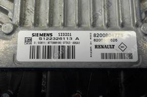 RENAULT БЛОК УПРАВЛЕНИЯ 1.5 DCI S122326113 A 8200804775