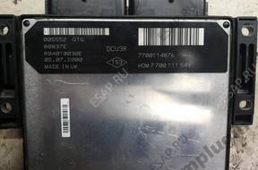 RENAULT БЛОК УПРАВЛЕНИЯ 7700114876 hom7700111549