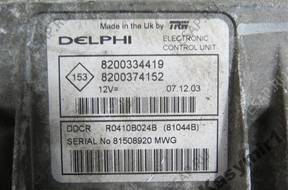Renault  БЛОК УПРАВЛЕНИЯ 8200334419 8200374152