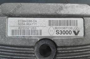 RENAULT  БЛОК УПРАВЛЕНИЯ ДВИГАТЕЛЕМ 8200321263,8200387138