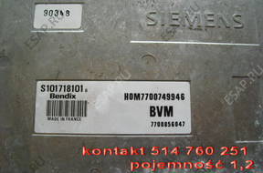 RENAULT БЛОК УПРАВЛЕНИЯ HOM7700731802 SIEMENS S111718101B