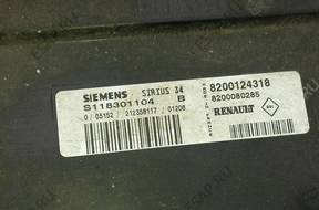 RENAULT БЛОК УПРАВЛЕНИЯ SIRIUS 34 S118301104B 8200124318