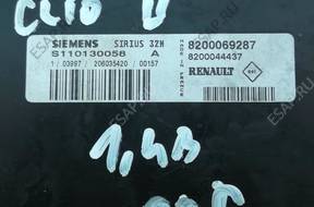 renault clio 1.4b БЛОК УПРАВЛЕНИЯ 8200069287 S110130058A