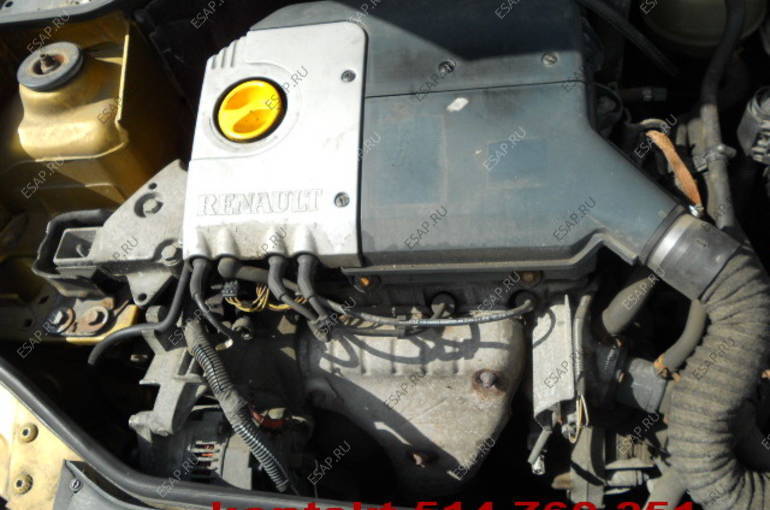 RENAULT CLIO 2 MEGANE KANGOO  двигатель 1.4 16V