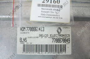 RENAULT CLIO БЛОК УПРАВЛЕНИЯ ДВИГАТЕЛЕМ HOM7700861413