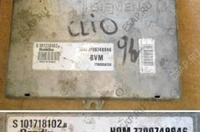 RENAULT CLIO БЛОК УПРАВЛЕНИЯ S101718102B 7700749946